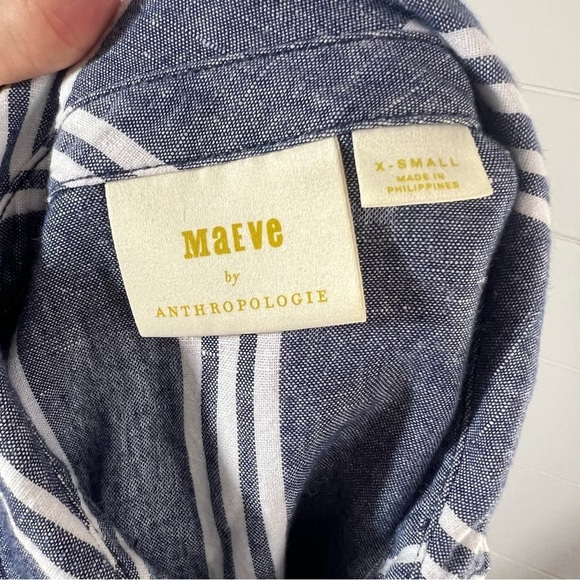 Maeve by Anthropologie Allison Flounced Buttondown - Picture 6 of 11